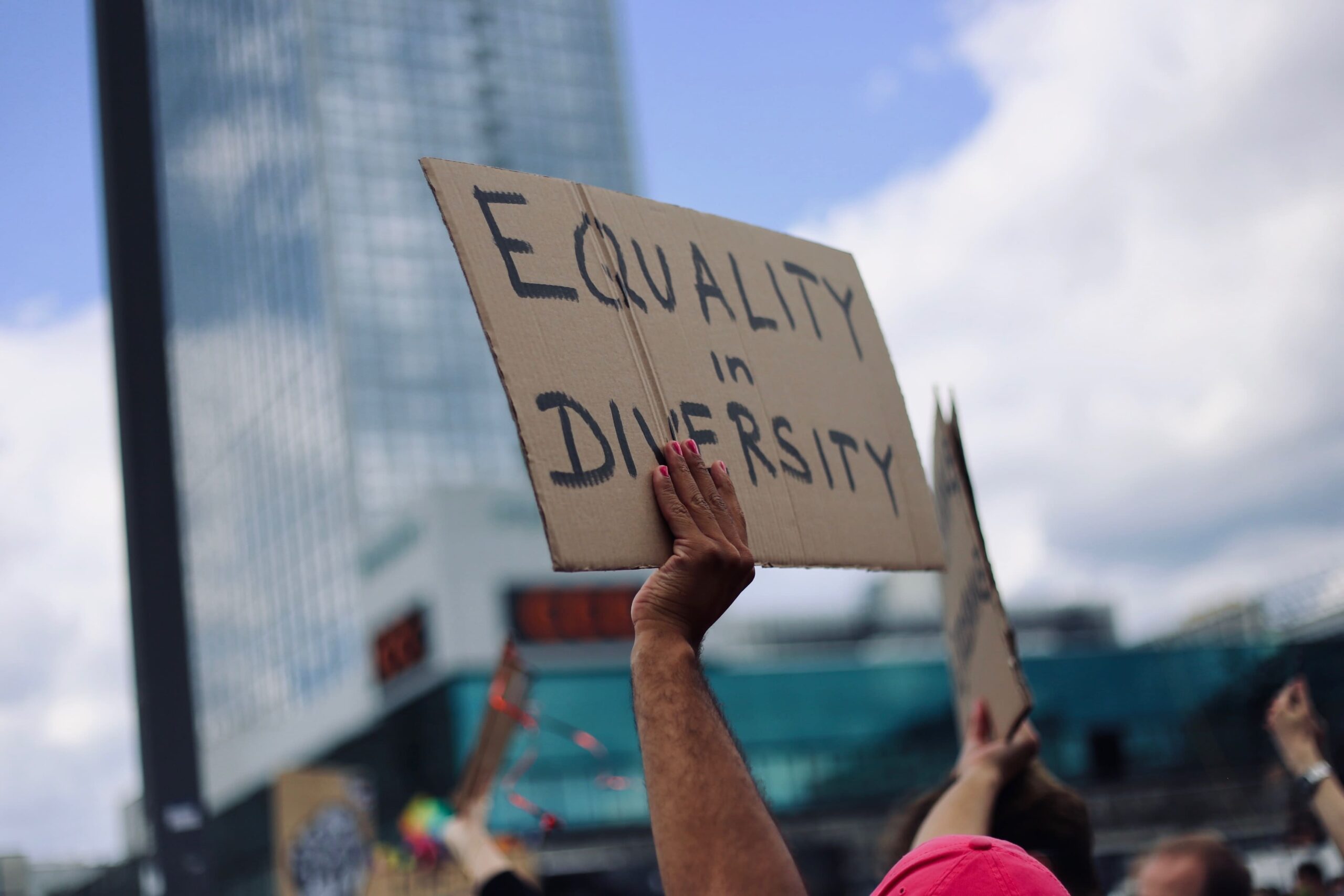 cartaz de igualdade e diversidade